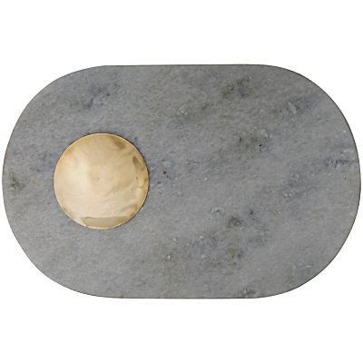 Tom Dixon Stone Chopping Board, White and Gold Tom Dixon Stone Chopping Board, White and Gold